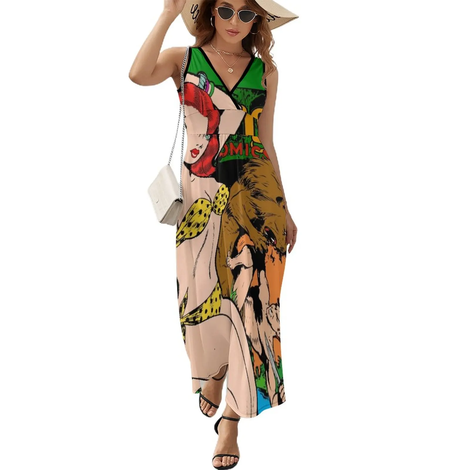 

Jungle Queen (Version 3) Sleeveless Dress dress party night dress women summer 2024 summer women's suit