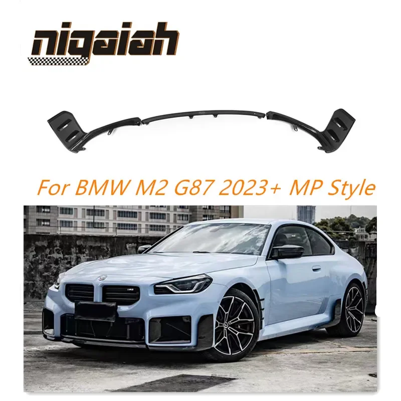 

MP стиль бампер из углеродного волокна передний сплиттер для губ для BMW M2 G87 2023 + аксессуары для модернизации