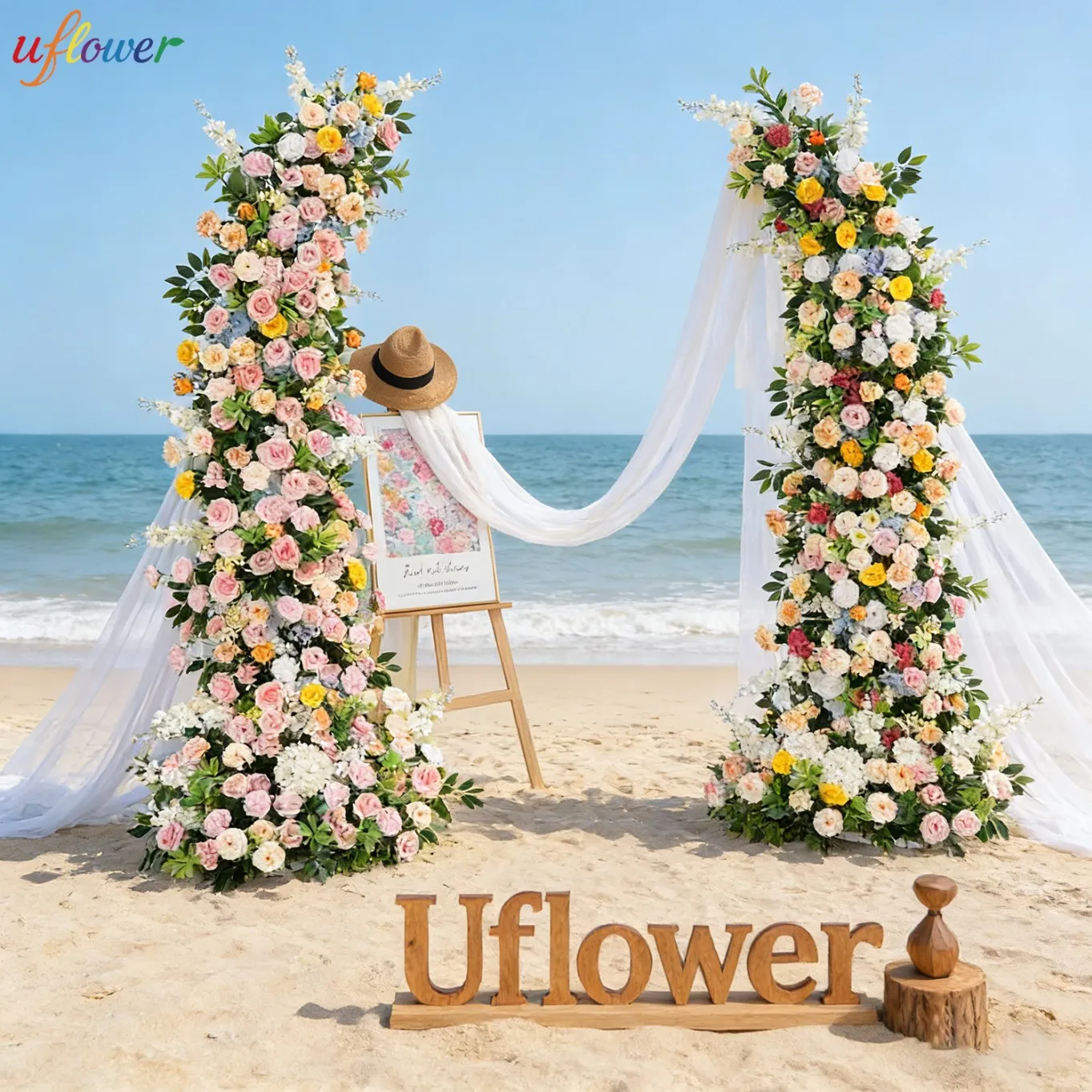 

Искусственные цветы Uflower: красочные цветочные композиции, зелень, арки-рога, декор для свадебного фона, цветочные ряды, реквизит для дней рождения и мероприятий, украшения для витрин