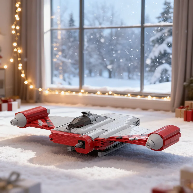 

644PCS MOC Space Battle Lok Revenants G 400 Starfighter Model Creative Building Blocks Assembly BricksCollectible Display Gift