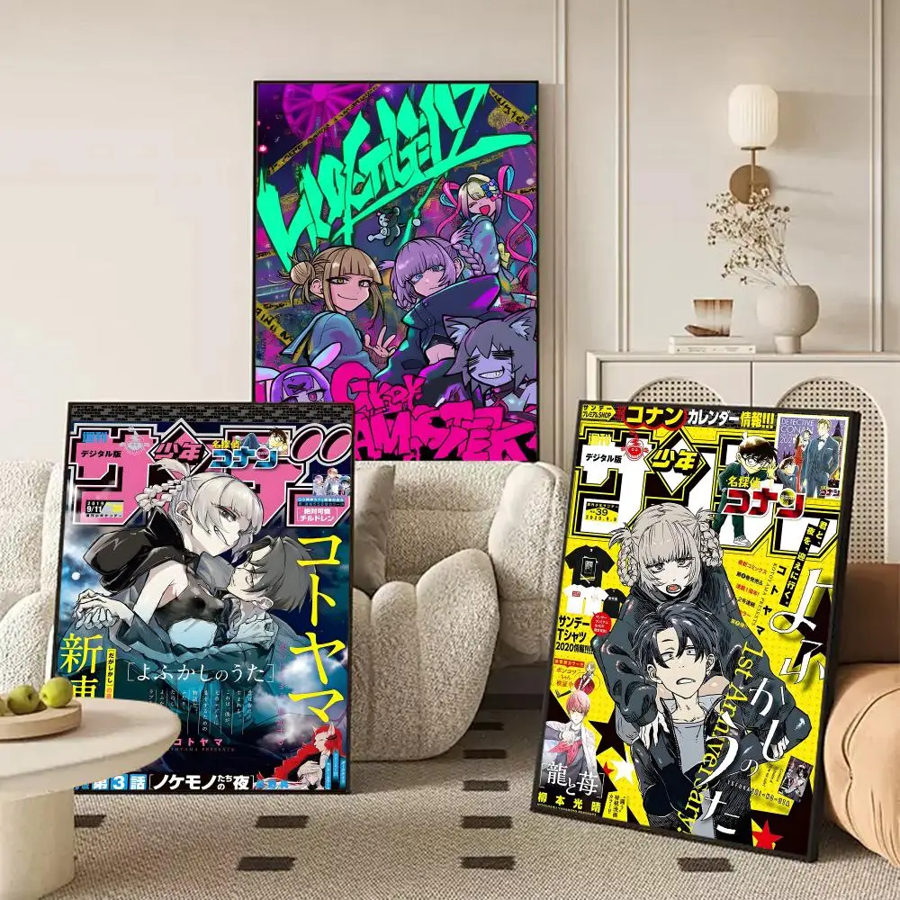 Anime C-Call Of The Night Poster Self-adhesive Art Waterproof Paper Sticker Coffee House Wall Decor