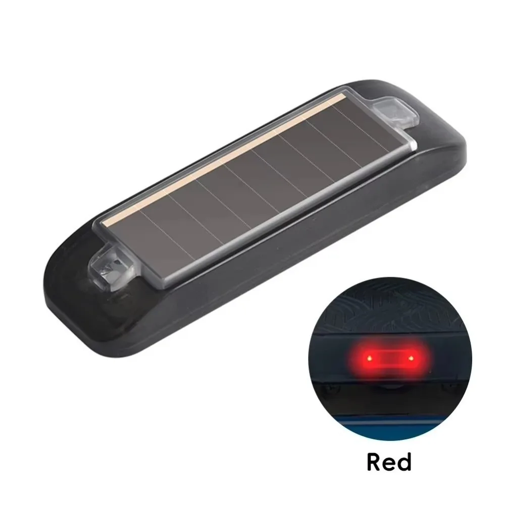 

Mini LED Solar Power Warning Light Flashing Waterproof Dummy Alarm Wireless Security Light Vehicle Protection