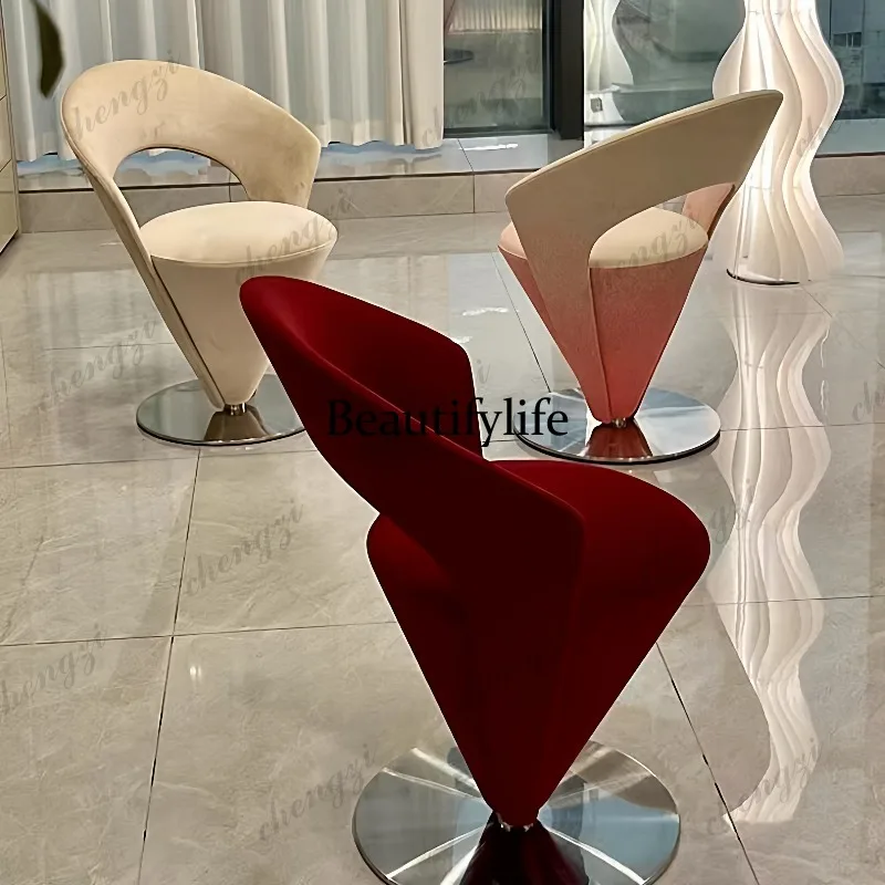 A68Designer Nordic Office Chair Modern Luxury Red Oversized Relaxing Computer Chair Comfortable Sillas De Oficina Office Furnitu
