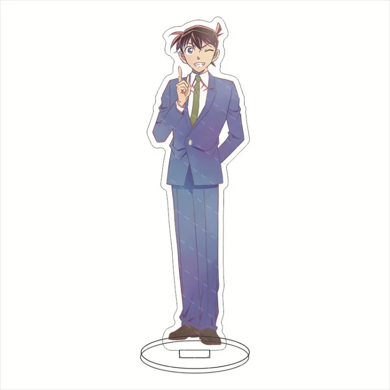Detektif Conan Anime Akrilik Berdiri Model Conan Jimmy Kudo Mouri Ran Rumah Ornamen Anime Perifer Mengumpulkan Hadiah Mainan