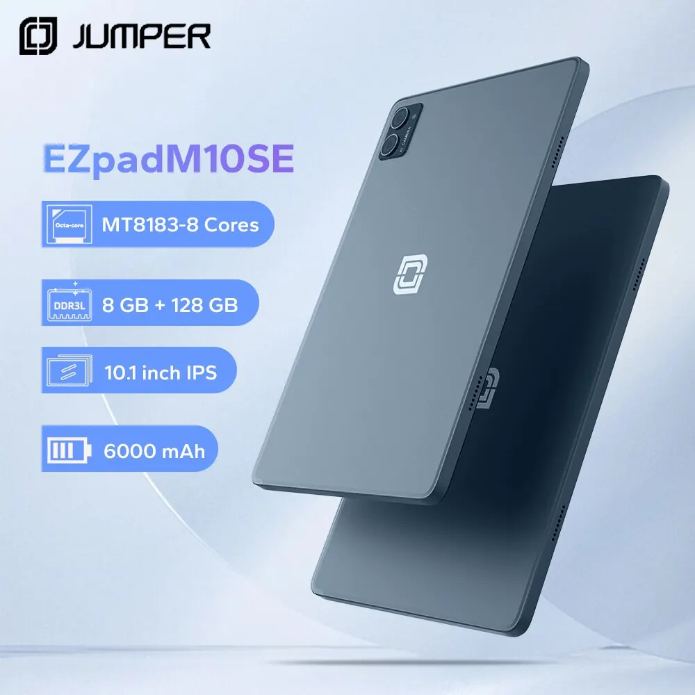 Jumper EZpad M10SE Android Tablet 128 inci, 8G + 10.1G HD 8 inti bisnis Video hiburan kursus Online siswa belajar