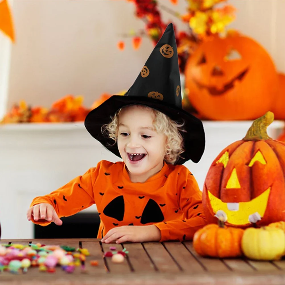Halloween Goochelaar Hoed Pentagram Hoed Podium Verkleed Kostuum Rekwisieten Tovenaar Hoed Kids Happy Halloween Party Gunsten Hoeden