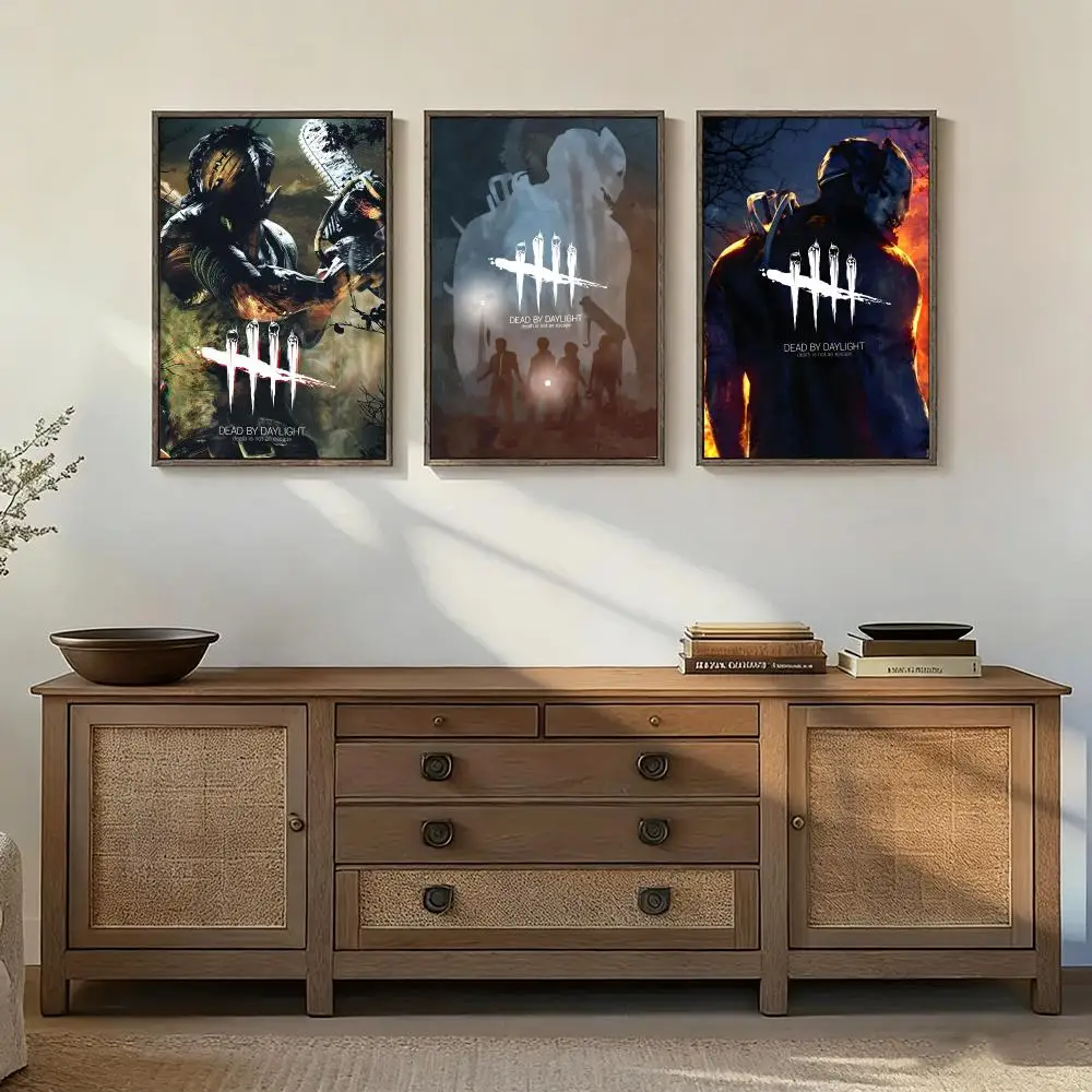 Game D-Dead B-by D-Daylight Poster Art print wall decor ideal for living room, bedroom, bar, parlor, and home gifting