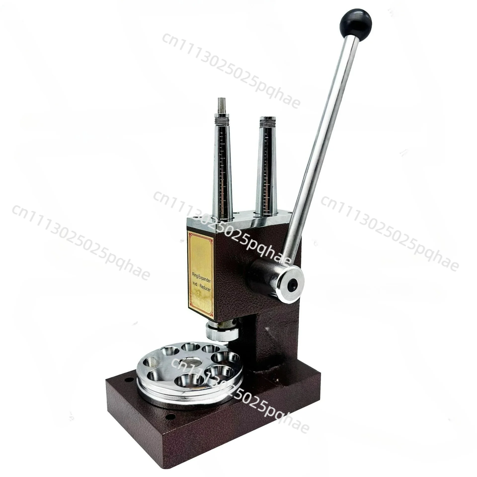 Gear ring enlargement and reduction horizontal bar double rod expander size change adjustment shaping and rounding