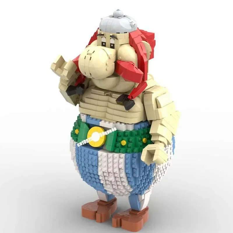 Nieuwe 1970PCS Beroemde Asterix Cartoon Serie Karakter Moc Mega Model Aangepaste Puzzel Diy Creatieve Ideeën Kid Speelgoed Verjaardagscadeau