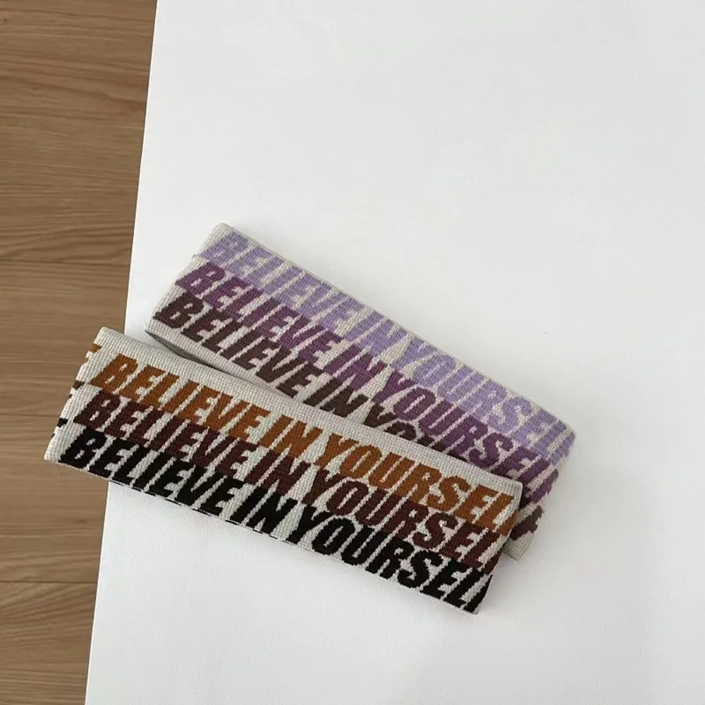 صيف جديد أزياء عصابة رياضية للرأس مرونة القطن تمتد اليوغا رباط شعر اضافية كبيرة واسعة عمامة أغطية الرأس لتشغيل اللياقة البدنية