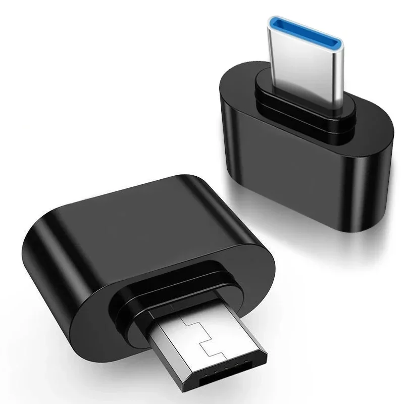 مهايئ USB صغير OTG لنظام أندرويد ، نوع-C ، USB ، مرسل بيانات ، محولات للكمبيوتر اللوحي ، محرك القرص الصلب ، الهاتف ،!