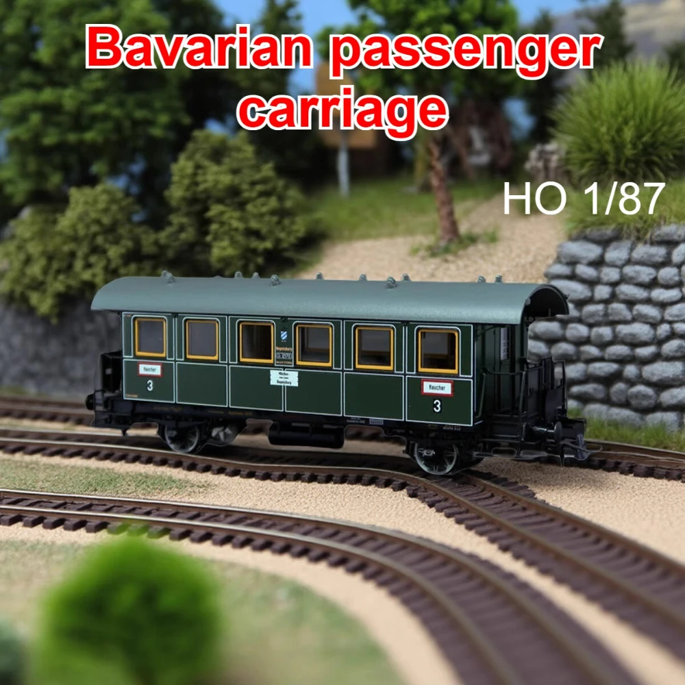 

ROCO HO Type 1/87 Toy Carriage Bavaria Passenger Carriage 74901DC Version 1 Section Desktop Ornament Train Model Boy Toy Gift