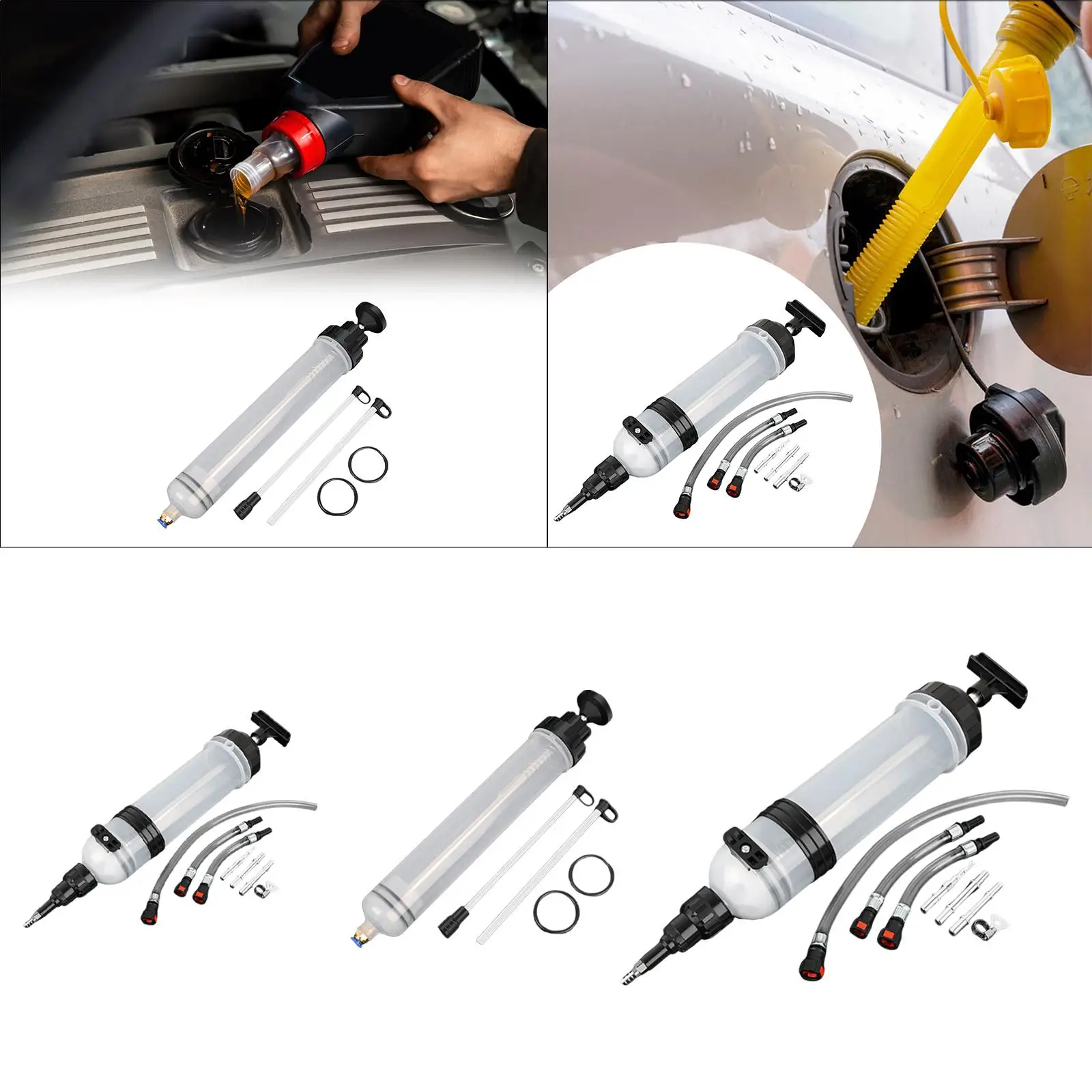 Auto Fluid Oil Extractor Pump Multifunction Accessory Large Capacity Professional Fluid Extraction Filling Brake Fluid Change
