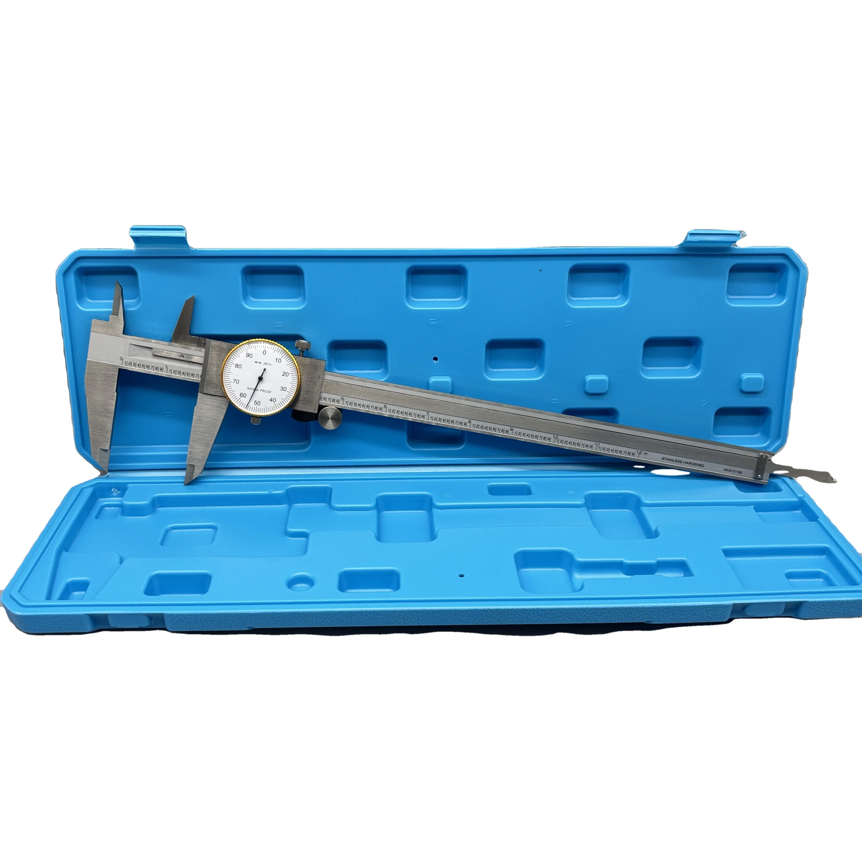 High Quality 300MM Dial Caliper With Thumb Roller Hand Using Measuring Tools