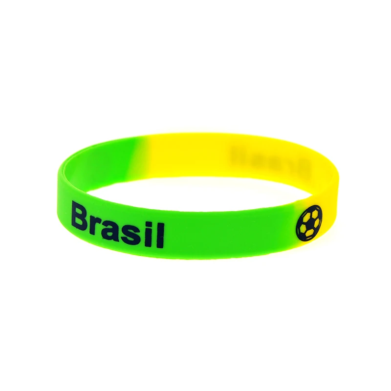 1 Stück Fußballmannschaft-Silikonarmband, Sport-Gummiarmband mit bedrucktem Logo, 3 Größen – Detail 7