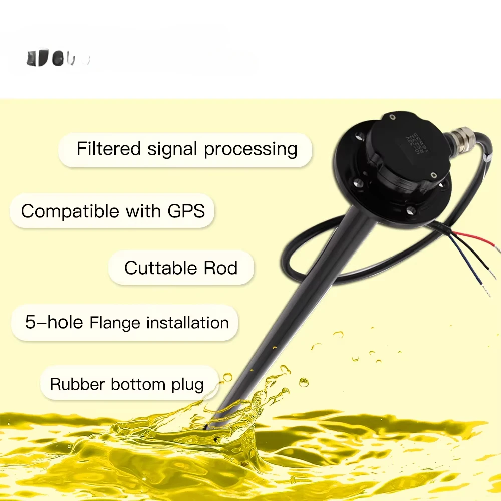 GAMICOS Digital And Voltage Output Capacitive Diesel Fuel Level Sensor For Truck Tank