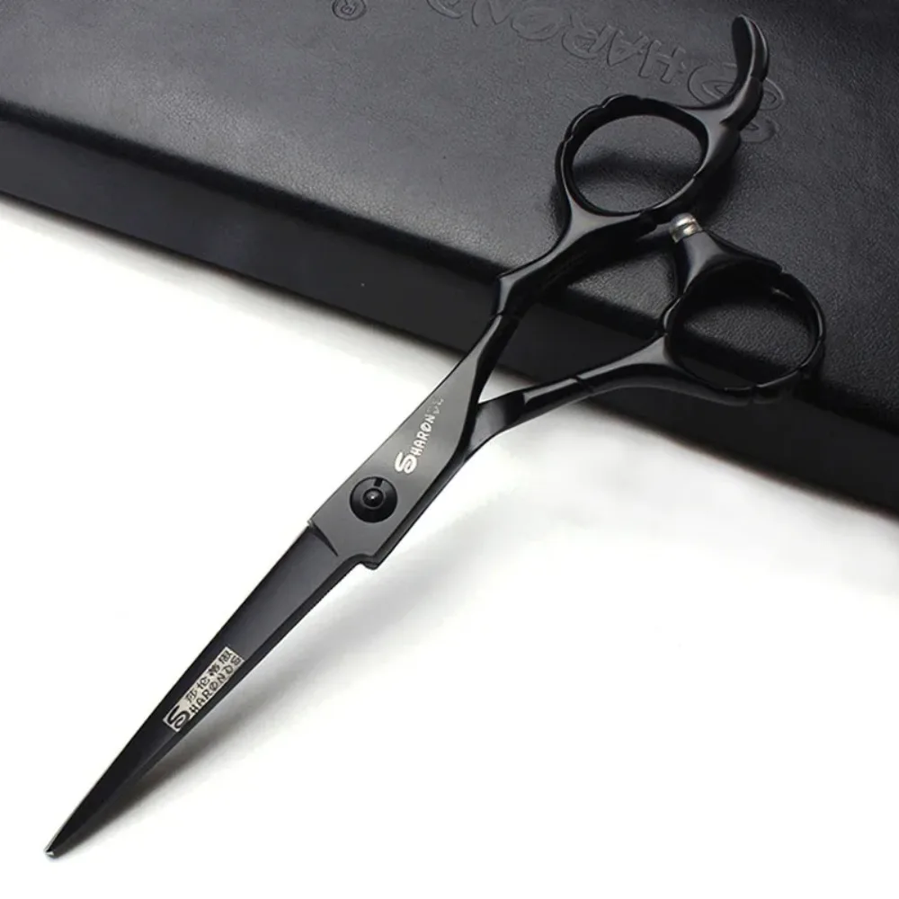 SHARONDS 5.5/6inch Professional Hair Salon Scissors High Quality Cutting Scissors Microtooth Laser Line Haircut Scissors