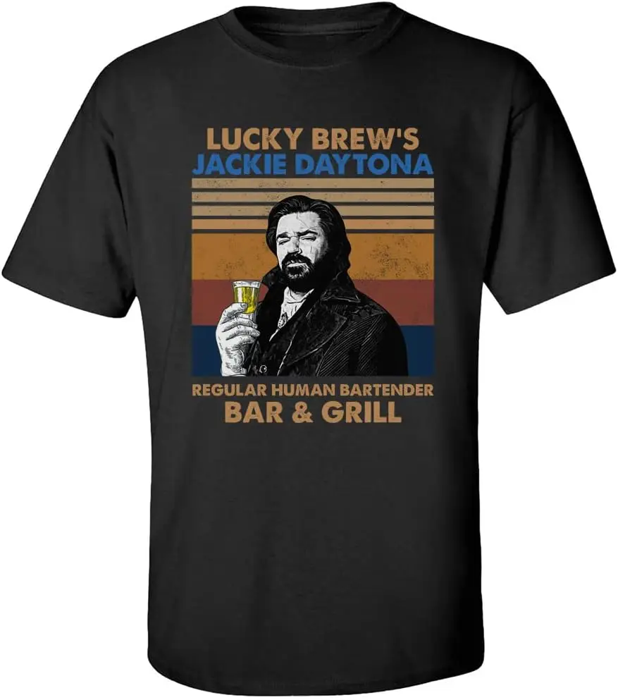 Vampire Do in Shadow Lucky Brew's Jackie Daytona Regular Human Bartender Bar and Grill Vintage Tshirt