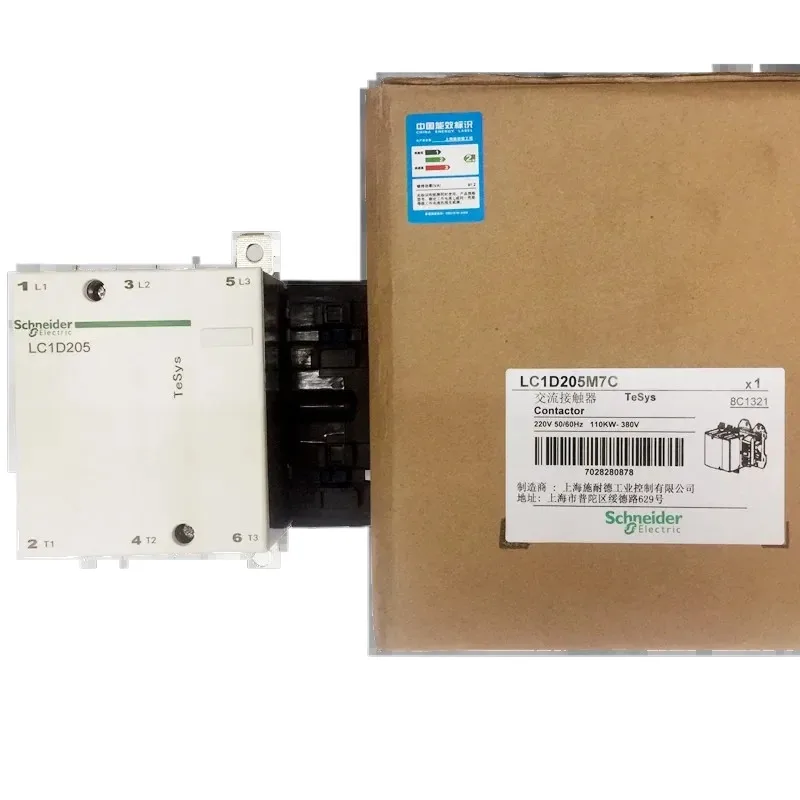 

Schneider Telemecanique TesSys D LC1D115 3P 115A 110V 220V 380V Magnetic Contactor LC1D115F7C LC1D115M7C LC1D115Q7C