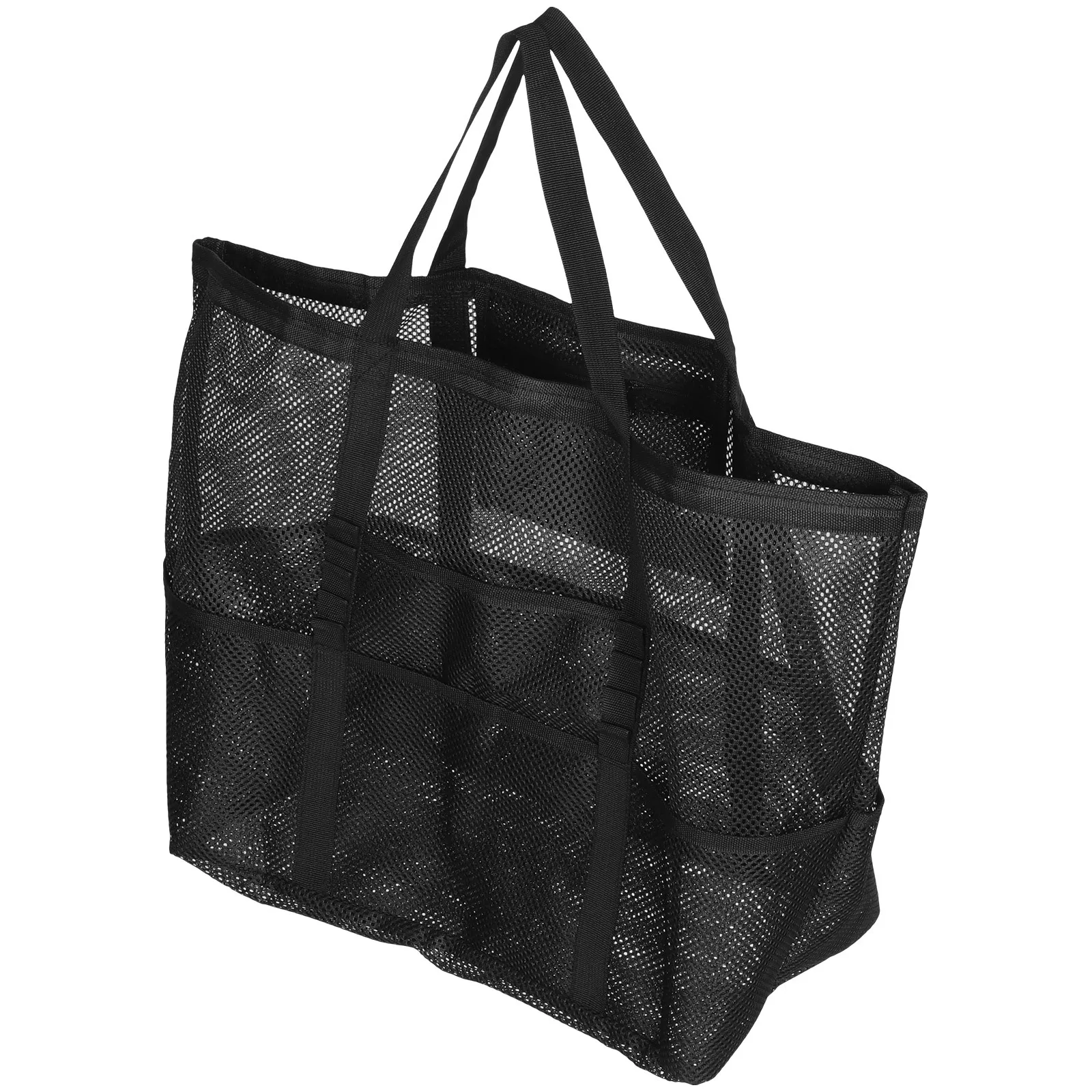 Extra Large Beach Tote Bag for Swimming Mesh Design with Handle Waterproof Sand Resistant for Pool Vacation Travel Use
