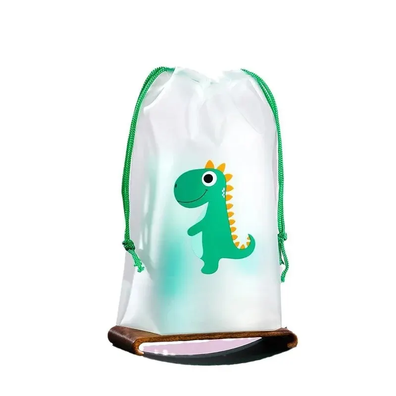 10PCS Drawstring Bag, Travel Package, Shoe Storage, Drawstring Face Towel Bag, Plastic PE Frosted Cute Packaging Bag