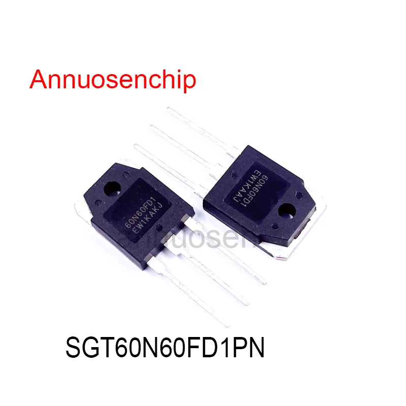 10 Uds nuevo Original en Stock 60N60FD1 (en lugar de FGH60N60) IGBT 60A 600V TO-3P SGT60N60FD1PN