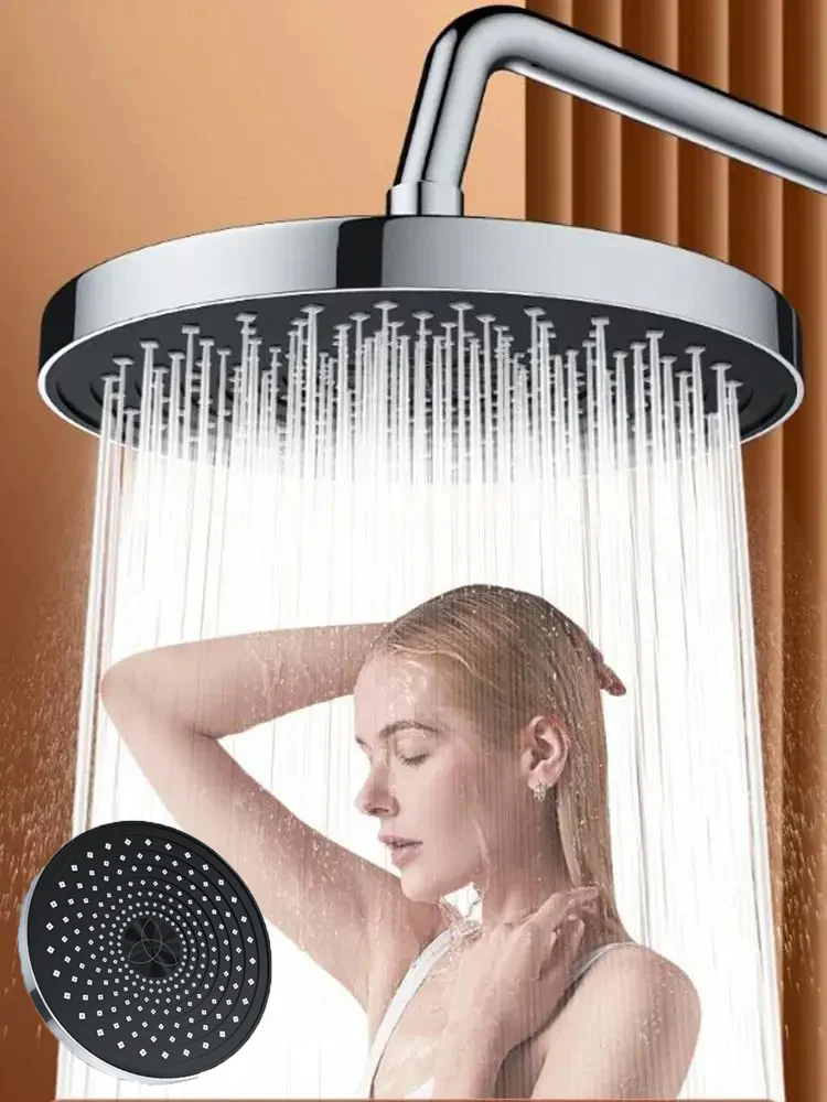 New 25CM Large Flow Rainfall Shower Head High Pressure Top Sprayer Big Panel Water Saving Showerhead Faucet Bathroom Accessories