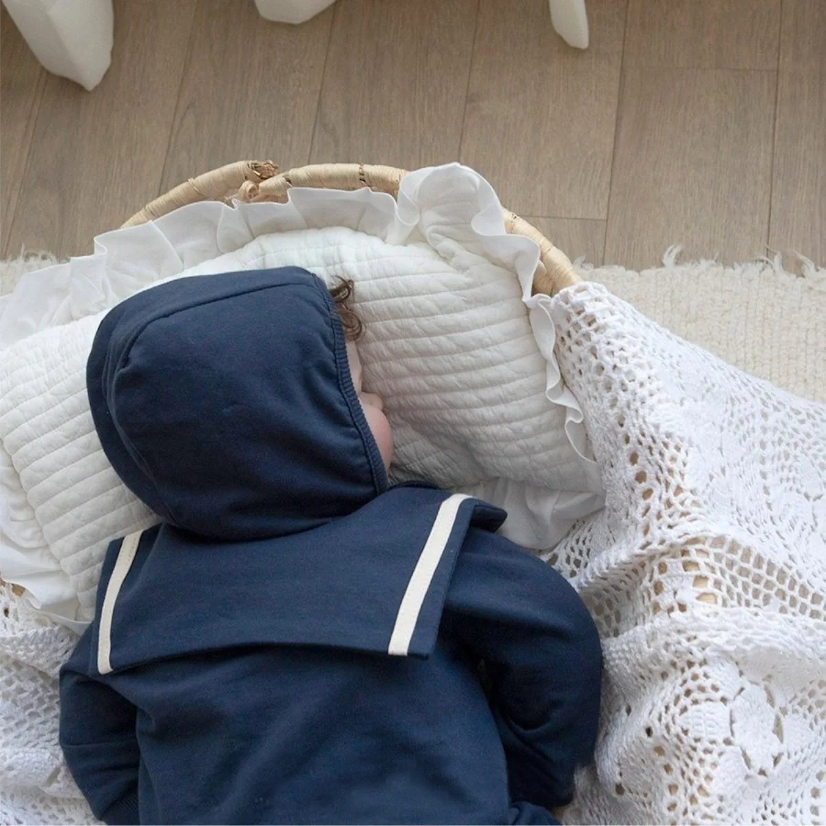 2026 Autumn New Baby Long Sleeve Bodysuit Solid Infant Boy Girl Large Lapel Jumpsuit Cotton Newborn Toddler Clothes 0-24M