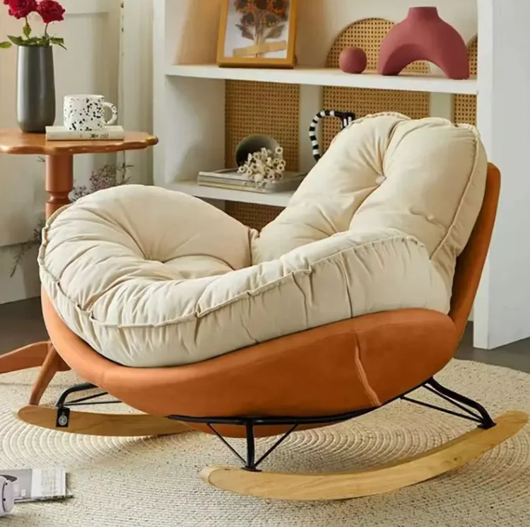 Lazy Couch Penguin Rocking Chair Indoor Leisure Rocking Chair  Chair Rocking Daybed Adult  Snail Balcony Home Egg
