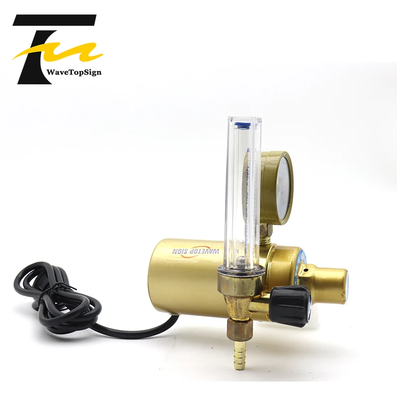 In Stock Fast Shipping MIG Welding CO2 Gas Regulator Flow Meter Pressure Gauge with 220V Heater