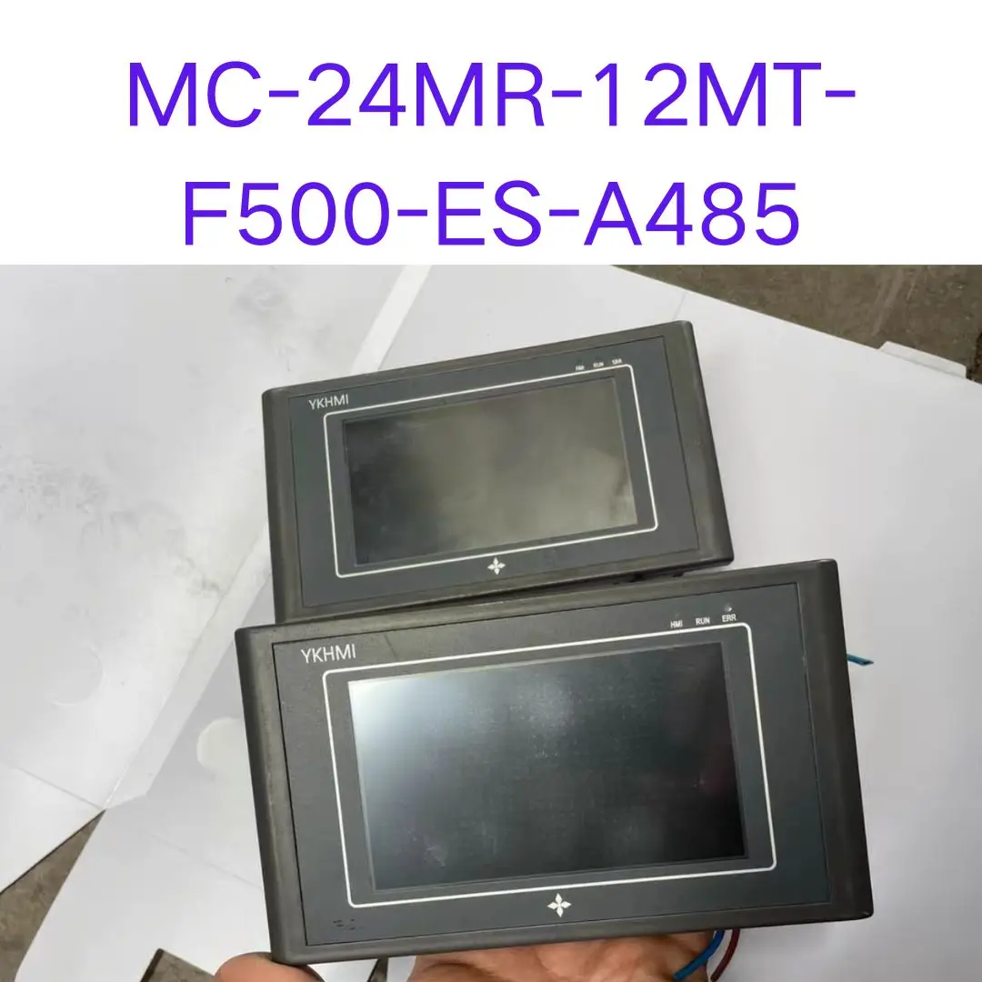 second-hand MC-24MR-12MT-F500-ES-A485 touch screen Test OK Fast Shipping