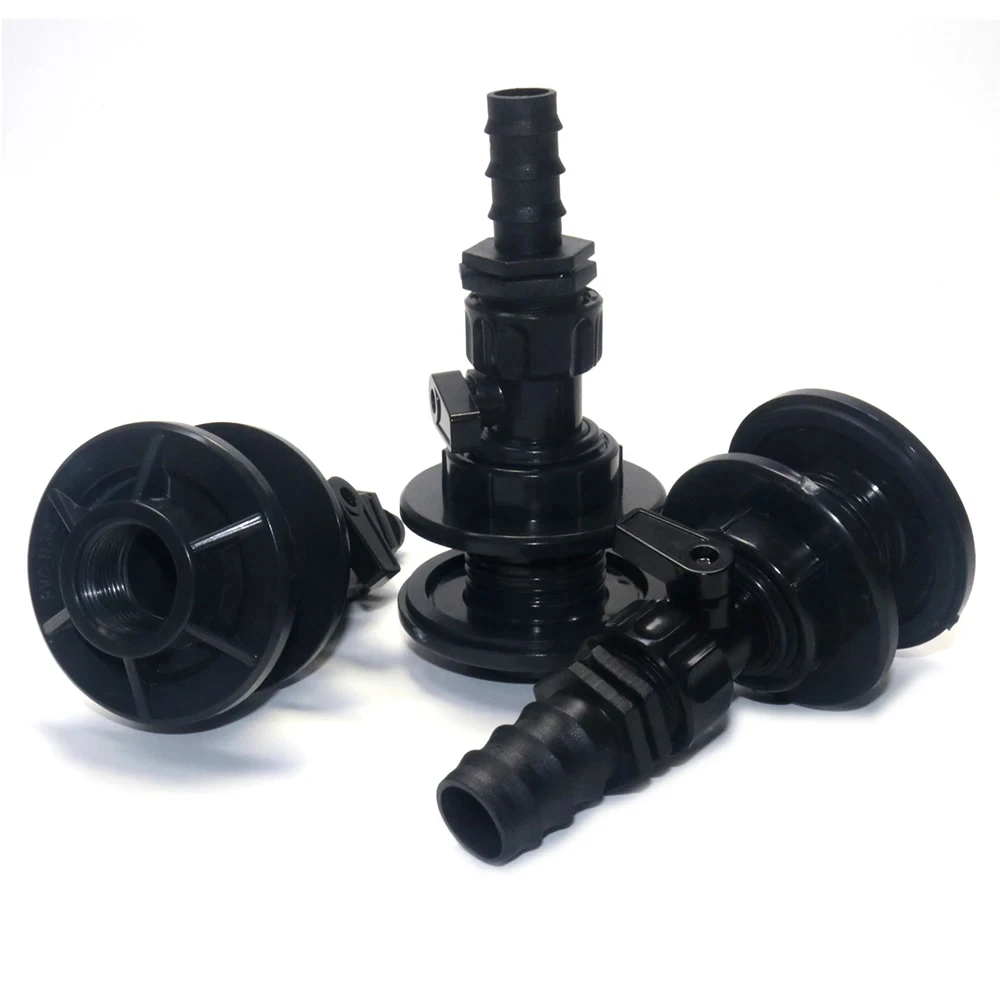 

1Pcs 25mm 3/4'' Rainwater collection bucket faucet Water tank adapter Garden irrigation pipe joint Water tank valve Pipe Joint