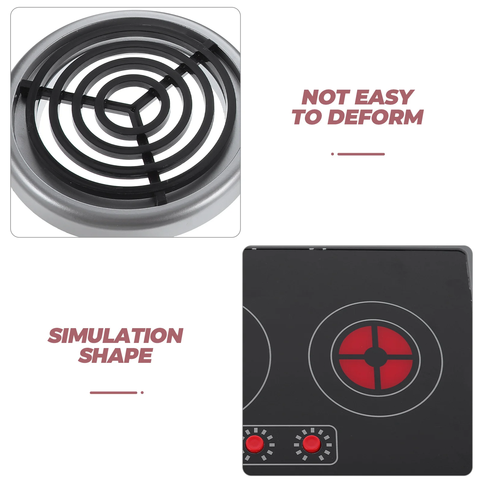 1 ensemble de cuisine à Induction de Simulation, appareils de cuisine pour tout-petits, ensemble de cuisine de jeu réaliste, cuisinière à Induction de Simulation