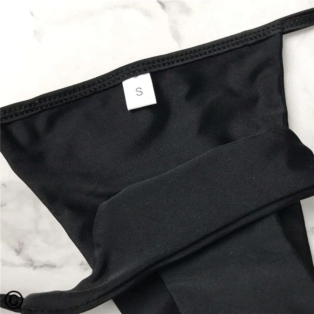 Damen-Bademode, roter, aufreizender, ausgeschnittener, brasilianischer Bikini, zweiteiliger Bikini-Set, gepolsterter Badeanzug, Badebekleidung, Damen-Bikini V702. – Detail 19