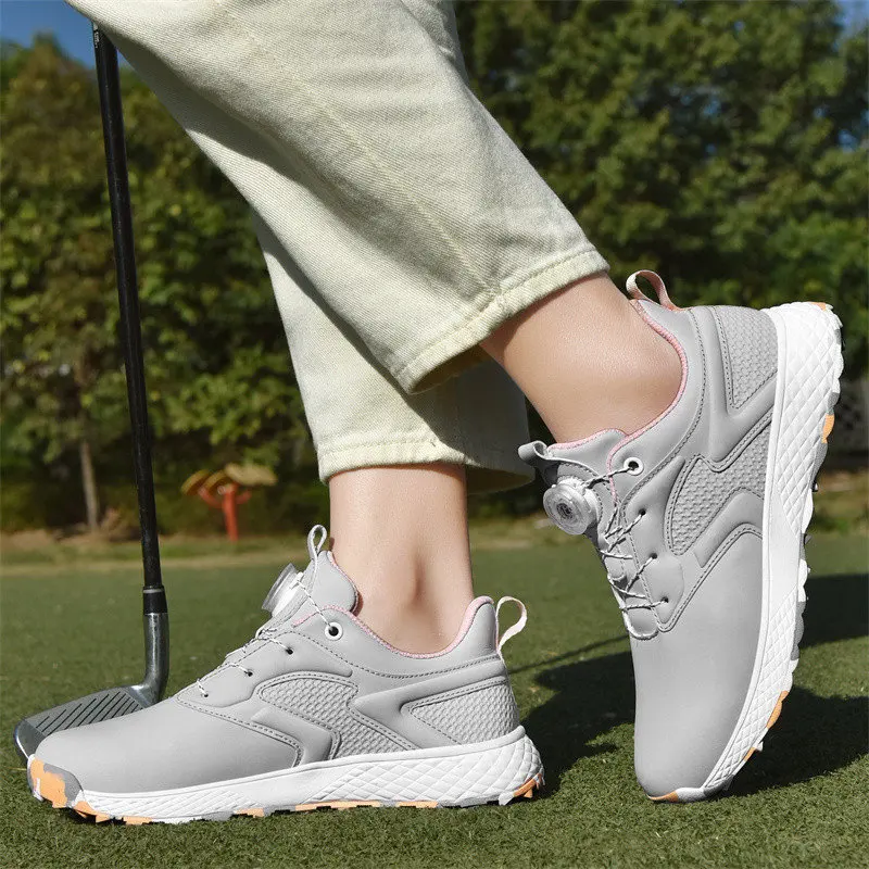 Zapatos de Golf de moda clásica para Mujer, Zapatillas planas cómodas, zapatos deportivos para exteriores, talla grande 42