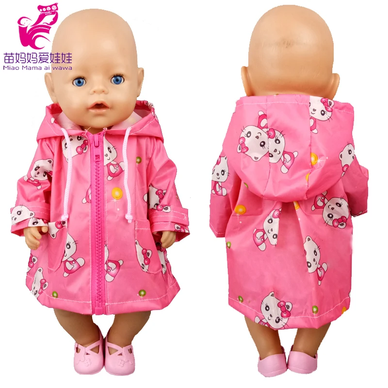 Doll Clothes Dress Pajamas Cat Bag for 18 Inch American Doll Clothes 43cm Generation Doll Christmas Gift