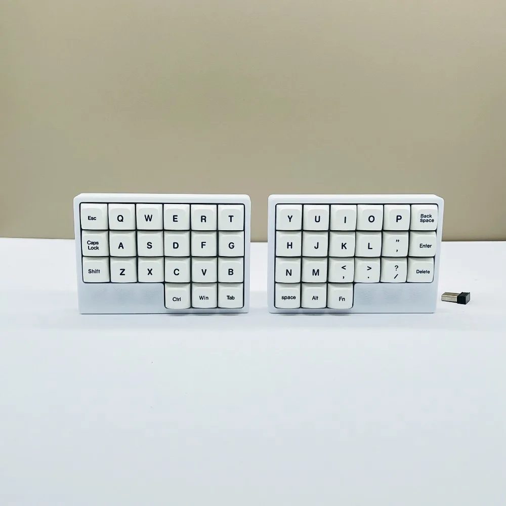 WPLANK Split Mechanical Keyboard Wireless Single-Mode 2.4G Hot-Swap Customized Ergonomic Support VIAL Office Pc Accessories Gift