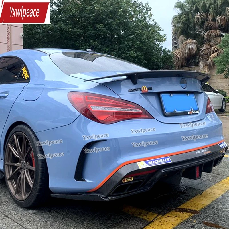 

Carbon Fiber Rear Trunk Cover Spoiler for Mercedes-Benz CLA W117 CLA180 CLA200 CLA250 CLA260 CLA45 RT Style 2014 -2019