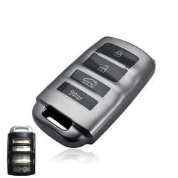 4 Buttons For KIA Cadenza K9 K7 K-04 Sorento K900 and New K7 TPU Auto Shell Fob Cover Holder Car Key Case Keychain Protector