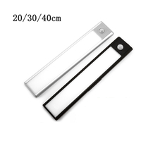 Cabinet Light USB Rechargeable Motion Sensor Led Light for Kitchen Wardrobe Cabinet Lighting 20cm/30cm/40cm LED Night Light