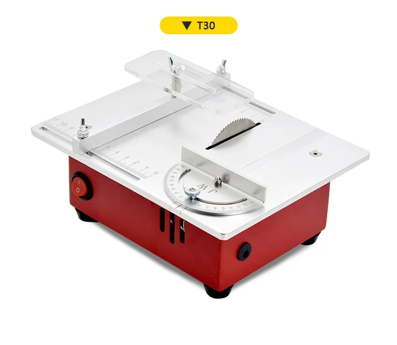 

T30 Miniature Multifunctional Table Saw PCB Small Desktop Cutter DIY Model Woodworker Household Mini Chainsaw