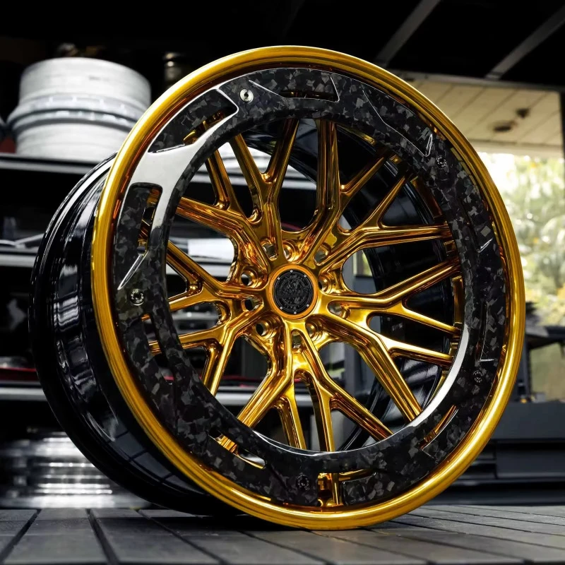 18 20 22 24 26 19 Inch 5x114.3 5X120 6X139.7 Carbon Fiber Rim Wheels