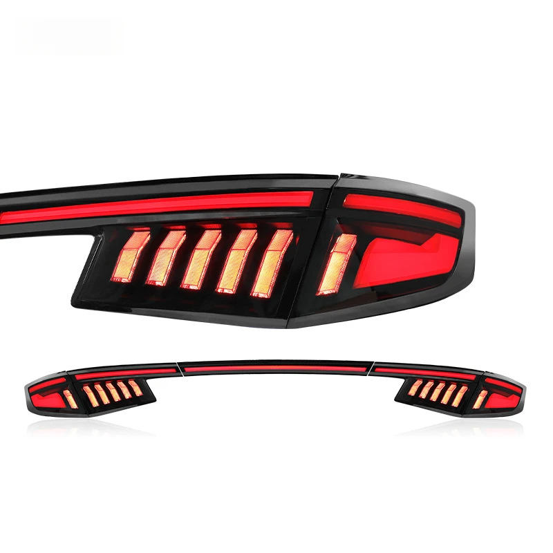 Suitable for 2022 Honda Eleventh Generation Hatchback Civic -Through Tail Light Assembly Modified Scanning LED Driving Fl