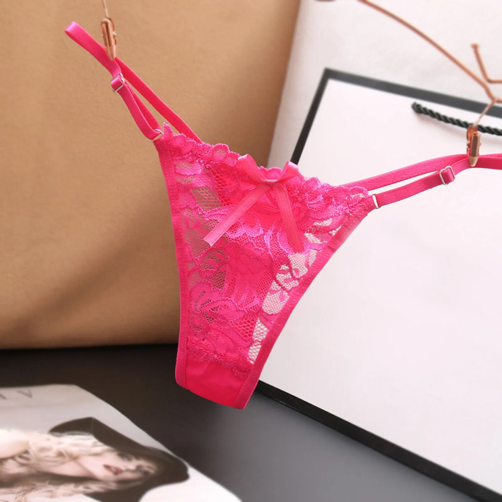 Malha renda transparente tanga calcinha feminina roupa interior sem costura g-string cuecas femininas íntimas lingerie
