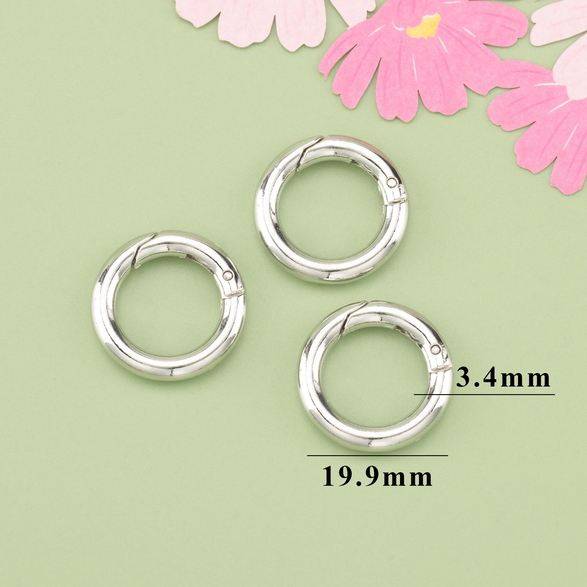 YEGUI M753,jewelry accessories,18k gold plated,0.3 microns,connector,clasps,jewelry making,diy bracelet necklace,10pcs/lot