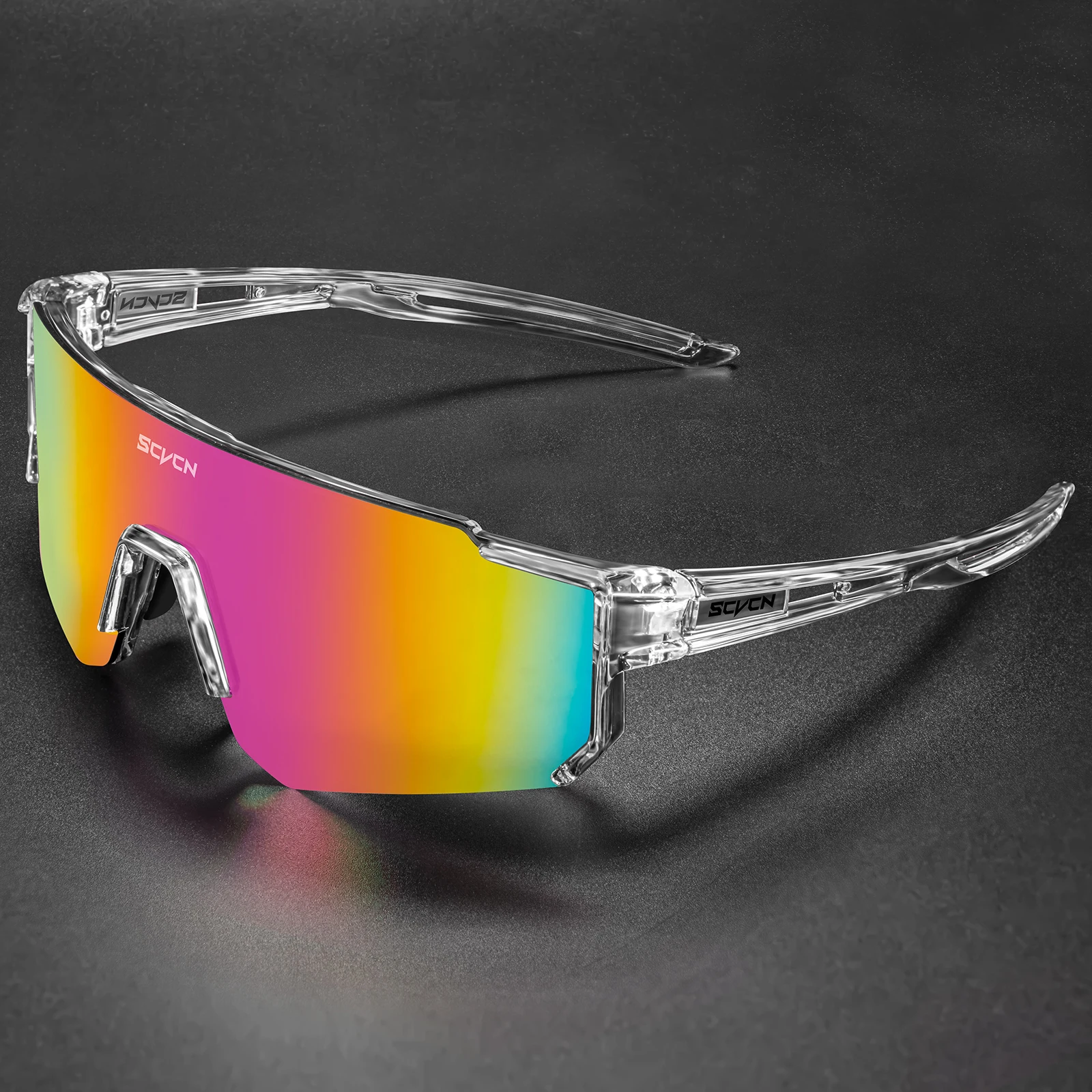 SCVCN Wanderbrillen Outdoor Radfahren Sonnenbrillen für Damen Herren MTB Fahrradbrille Sport Bergsteigen Radfahren UV400 Brille