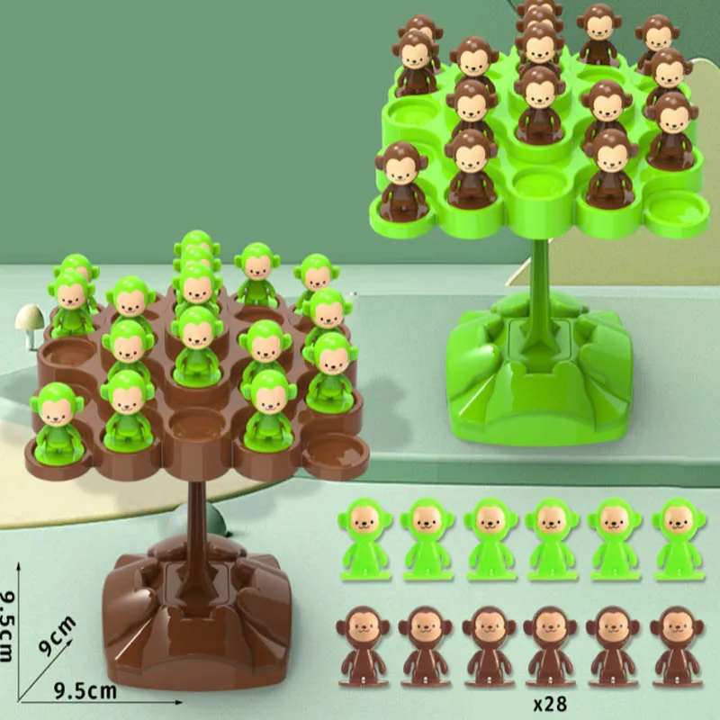 

Kids Mini Monkey Balance Tree Family Games Desktop Toys Birthday Party Favors Baby Shower Gifts Pinata Fillers Random Color