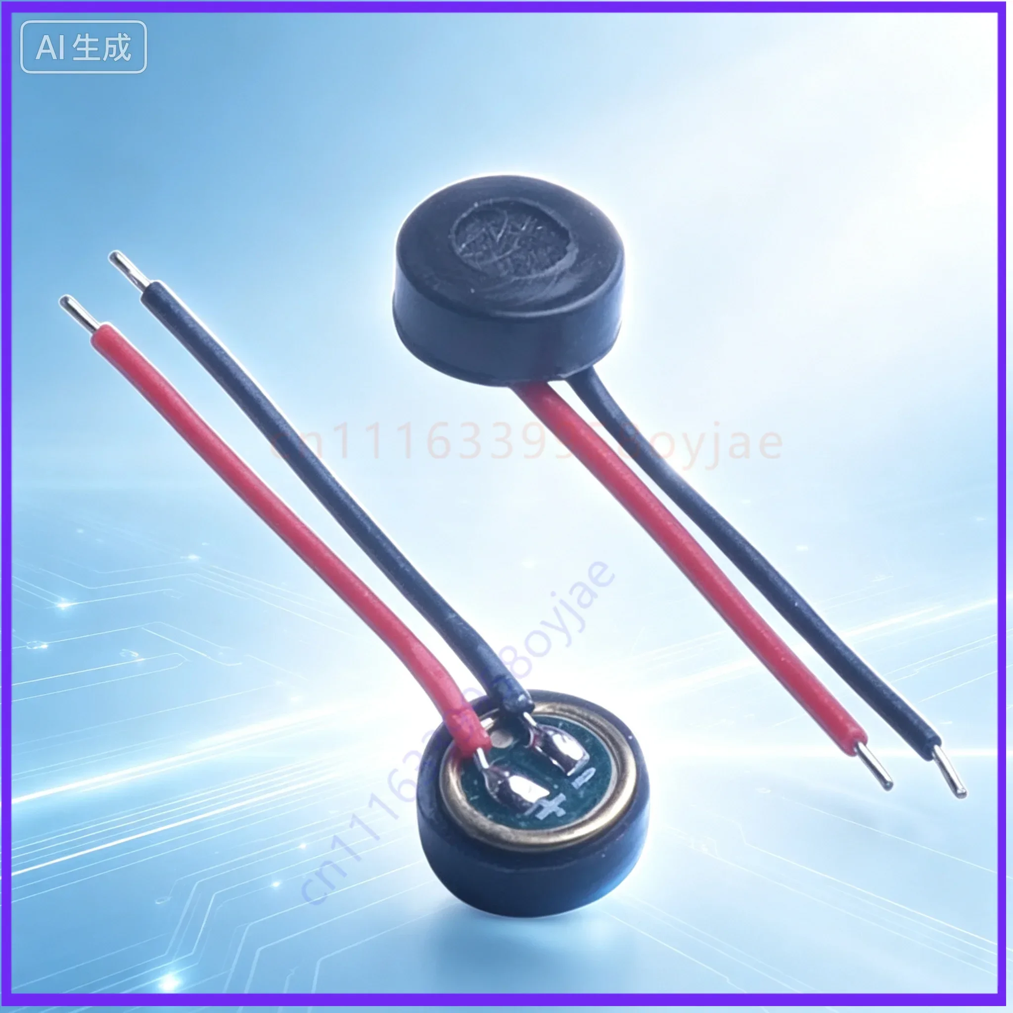 Mic for 2-Wire Microphone Receiver Universal for Elderly Mobile Phone  50pcs