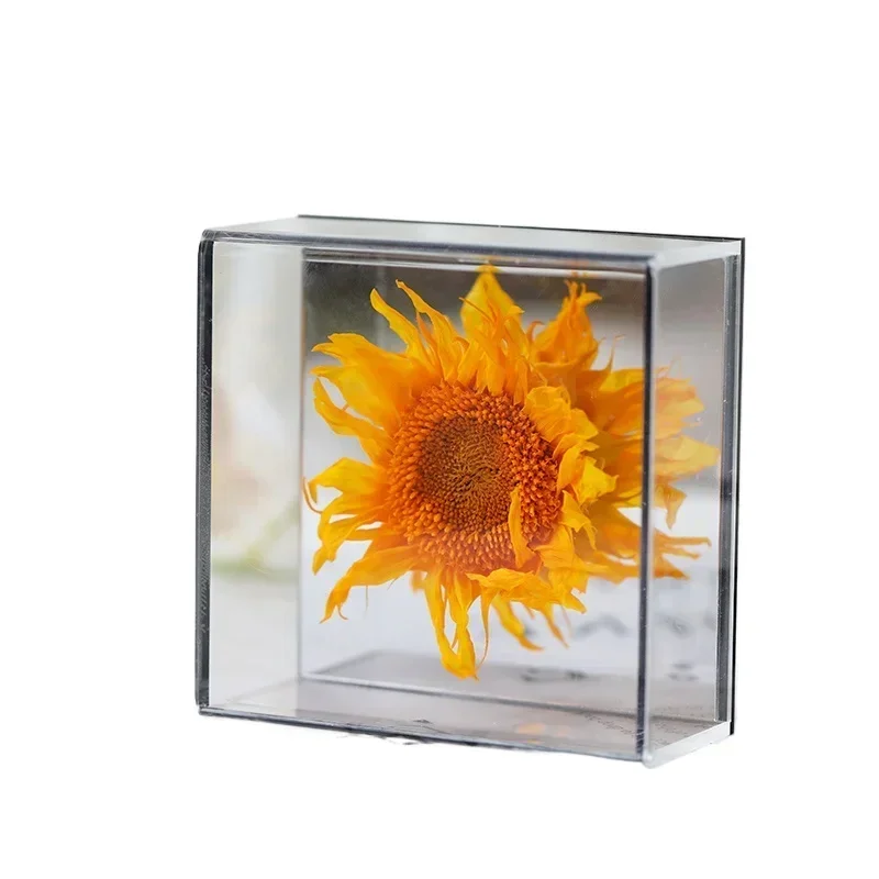 

Acrylic Boxes Eternity Fleur Eternal Sunflower Preserved Roses Valentine Day Christmas Gift Forever Flower