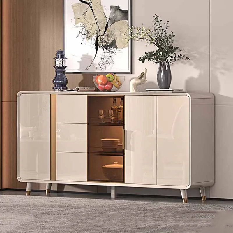 

Organization Modern Sideboard Cabinets Shelf Luxury Mobile Accent Sideboard Cabinet Drawer Closet Aparador House Decoration